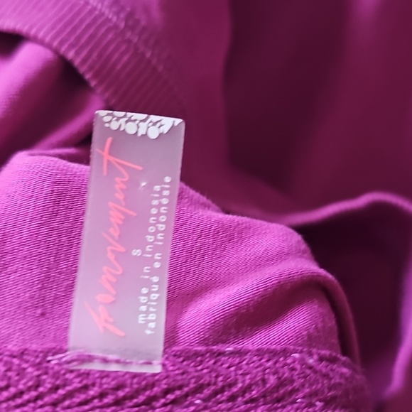 Free People Movement Hot Shot One Piece Romper And Top - Magenta - Picture 8 of 11